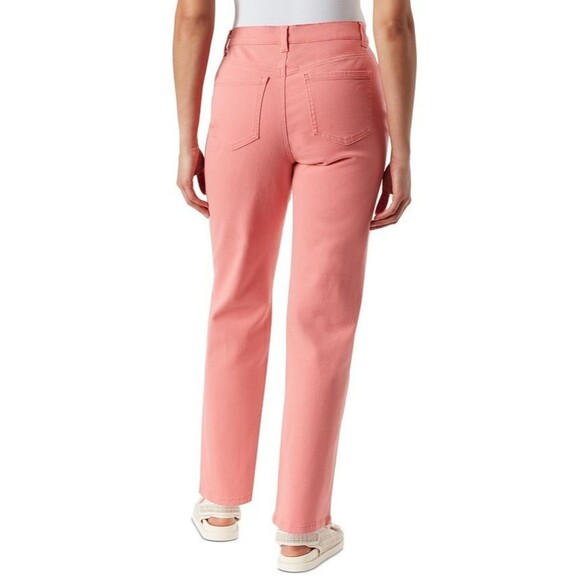 Gloria Vanderbilt Women's Amanda Colored Twill Straight-Leg Slimming Jeans 14 - Picture 2 of 7